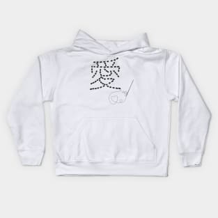 Stitched Love Kanji Kids Hoodie